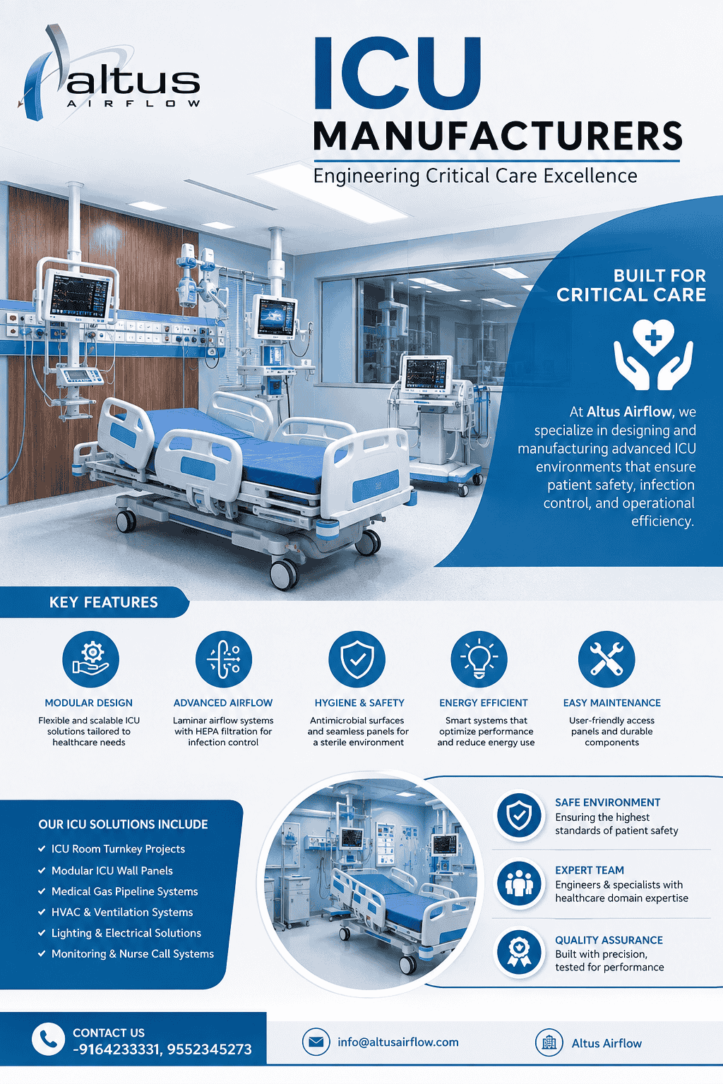 Which Factors Matter When Choosing ICU Manufacturers In India?